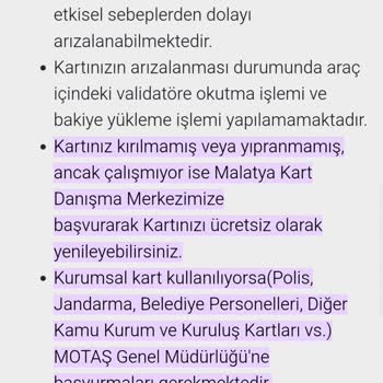 Motaş Kart Bakiye Sorunu Ve İlgisizlik
