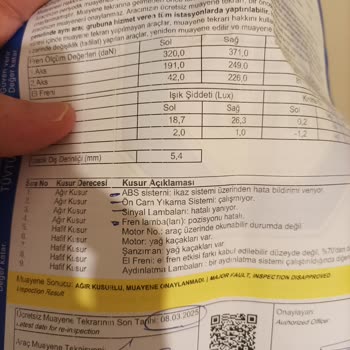 Muayene İstasyonunda Haksız Kusur Tespiti