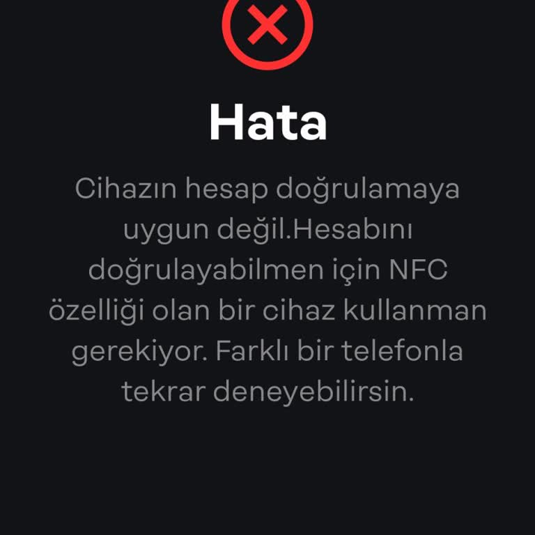 NFC Olmadan Papara Hesabı Onayı Sorunu!