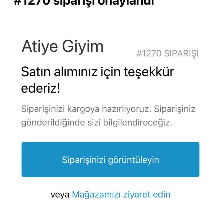 İnternet Siparişinde Yaşanan Aksaklık Ve İletişim Sorunu