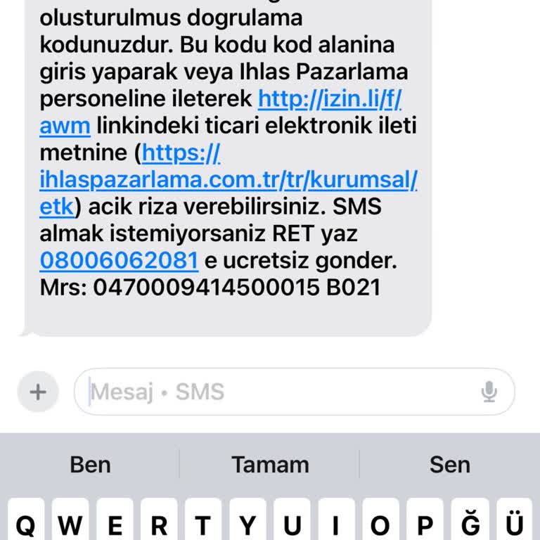 İzinsiz SMS Ve Kişisel Veri İhlali