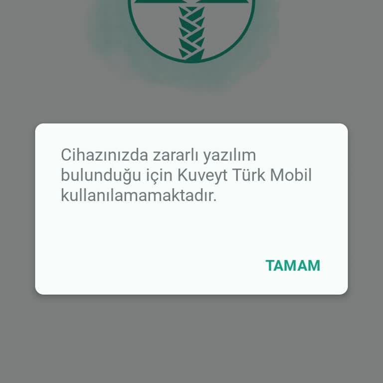 Kuveyt Türk Mobil Uygulama Erişim Sorunu