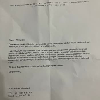 Puma Ayakkabılarında Kalitesizlik Ve İade Sorunu