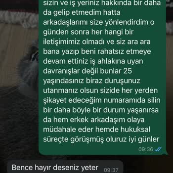 İstenmeyen İletişim Ve Rahatsızlık: Etiler Marmaris Deneyimi