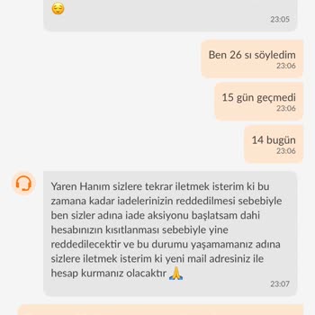 Yanlış Bilgilendirme Ve İade Sorunu