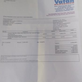 Lenovo Tablet Garanti Sorunu Ve Yüksek Servis Ücreti