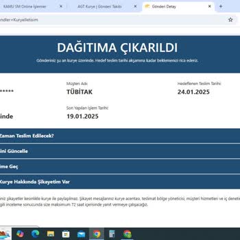 AGT Kurye'nin Teslimat Sorunları Ve Gecikmeleri