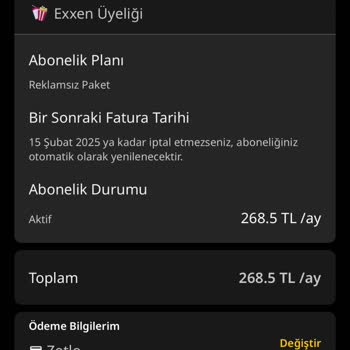 Exxen Üyeliği İptali Ve Haksız Para Çekimi Sorunu