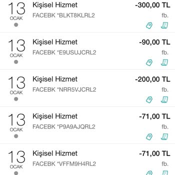 Garanti Bankası Kartımdan İzinsiz Facebook Çekimleri