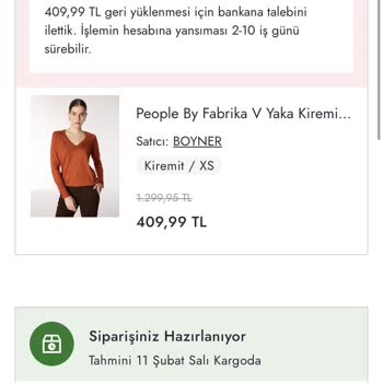 Boyner Sipariş İadesinde Kargo Ücreti Sorunu Ve Müşteri Hizmetleri İlgisizliği