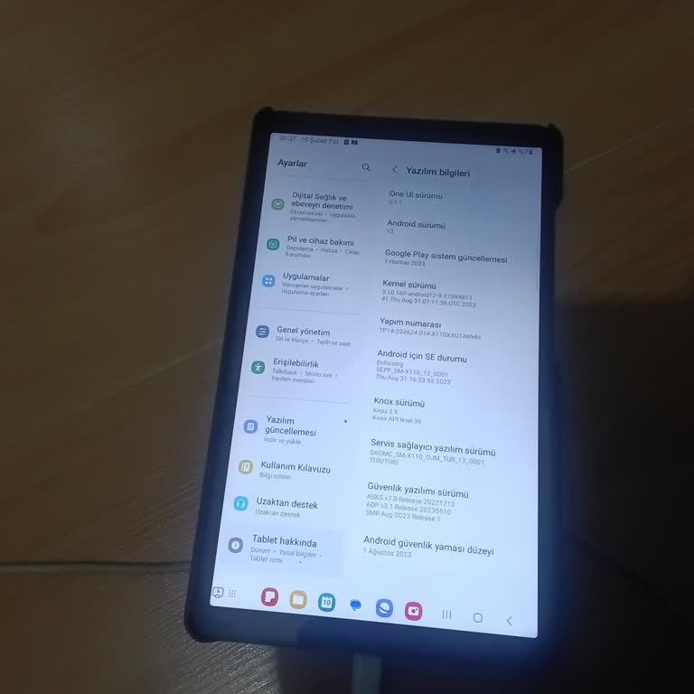Samsung Galaxy TAB A9 Güncelleme Sorunu