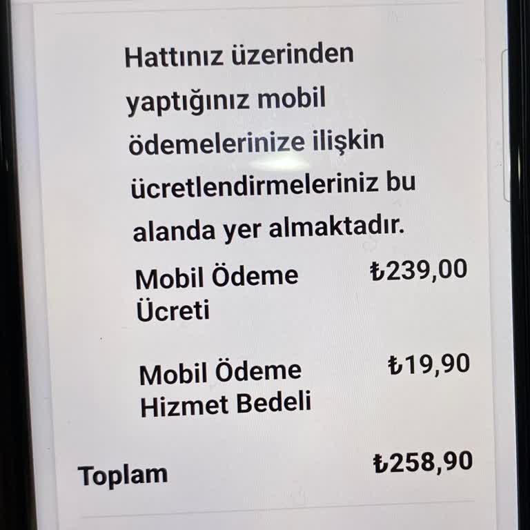 Mobil Ödeme Hatası: Yanlış Faturalandırma Ve İade Sorunu
