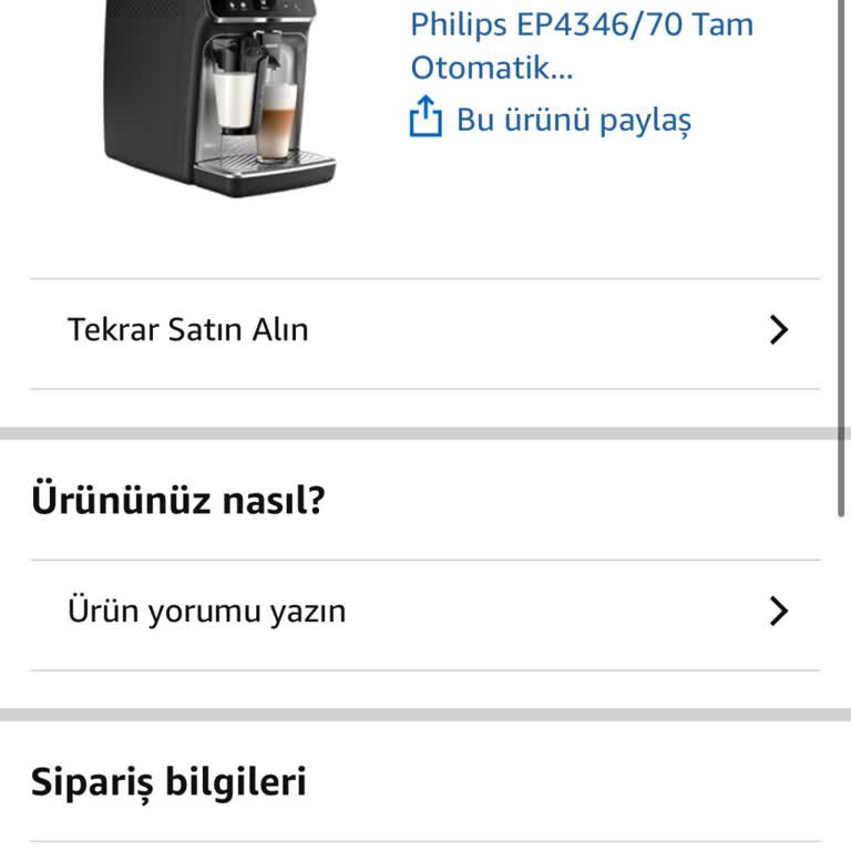 Philips Kahve Makinesi Beklenmedik Masraf Çıkardı