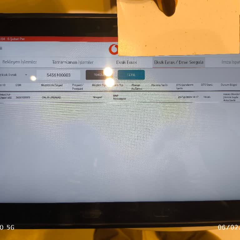 Vodafone Sistem Problemleri Ve Müşteri Hizmetleri Yetersizliği