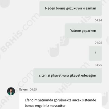 Bonus Hakkı Sorunu Ve Müşteri Memnuniyetsizliği