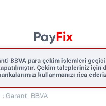Payfix Para Çekim Sorunu Ve Mağduriyet