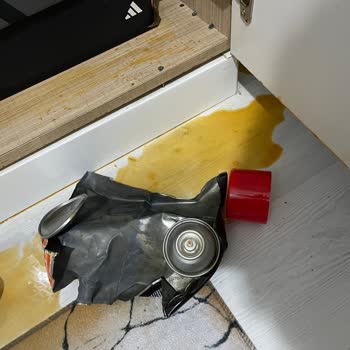 Caldini Yangın Spreyi Şişesi Patlamış