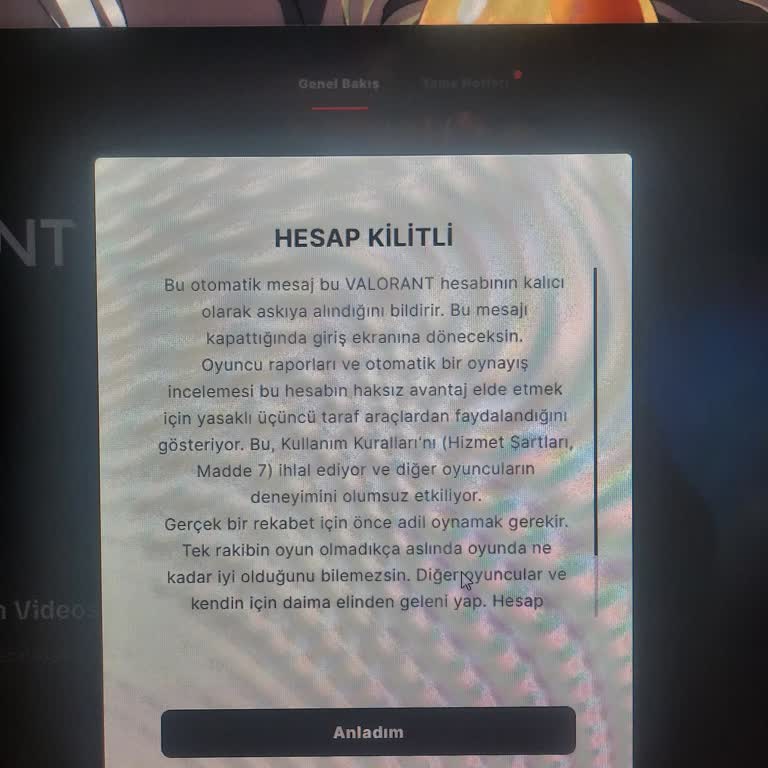 Valorant Haksız Ban Ve Yetersiz Destek!
