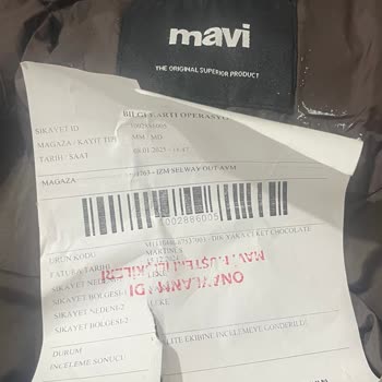 Mavi Montta Tekrarlayan Beyazlık Sorunu Ve Müşteri Hizmetleri Yetersizliği