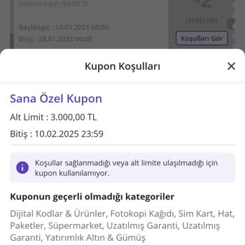 Kupon Kullanım Sorunu Ve Yanıltıcı Bilgilendirme