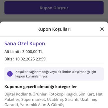 Kupon Kullanım Sorunu Ve Yanıltıcı Bilgilendirme