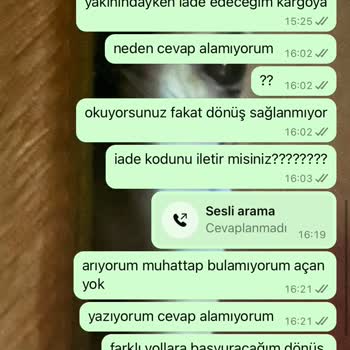 İletişim Sorunları Ve İade Zorlukları