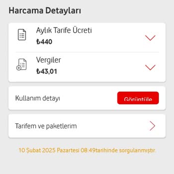 Vodafone'un Beklenmedik Fatura Şoku