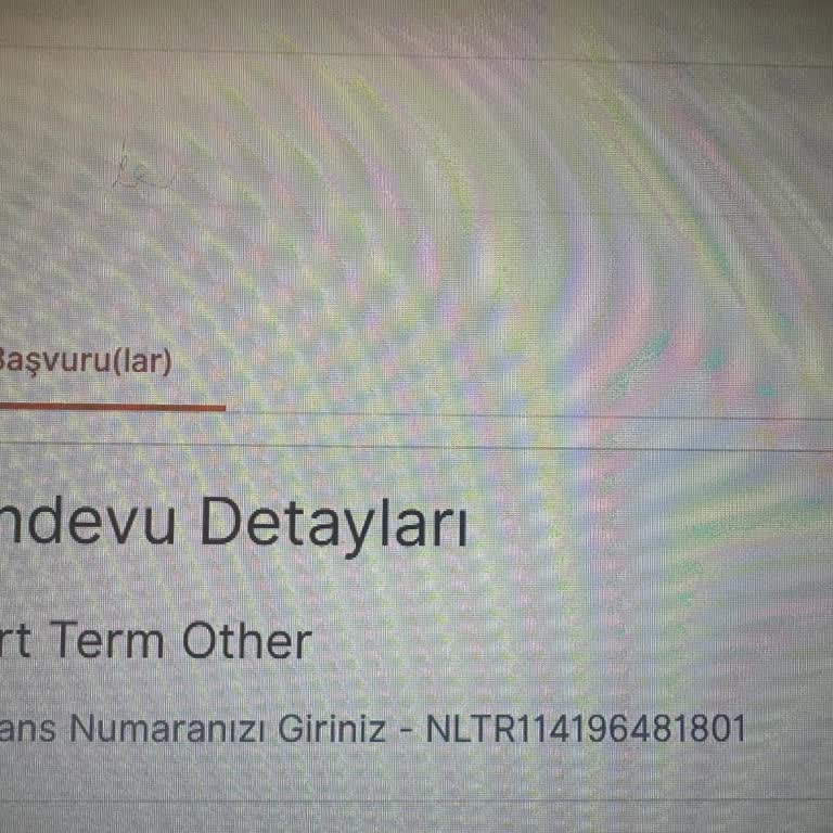 Vize Randevusu Türü Değişikliği Sorunu