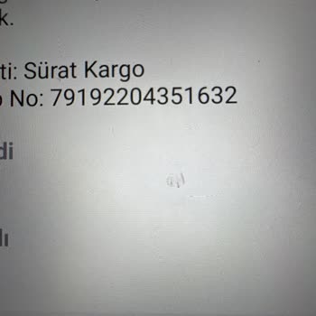 Kayıp Kargo Ve Yetersiz Müşteri Hizmeti