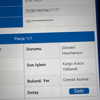 Kayıp Kargo Ve Yetersiz Müşteri Hizmeti