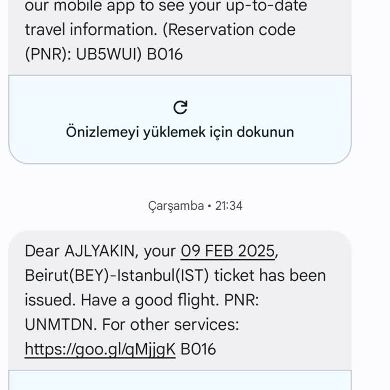 Yanlış Mesaj Gönderimi Sorunu