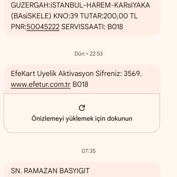 Efetur'un Geç Kalkan Otobüsü Ve Bahane Merkezi