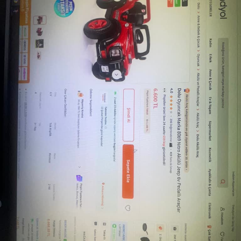 Arızalı Akülü Araba Ve İade Sürecinde Yaşanan Sorunlar