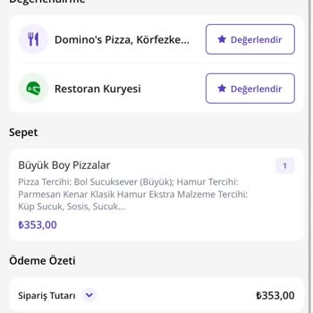Domino's Siparişinde Eksik Malzeme Sorunu