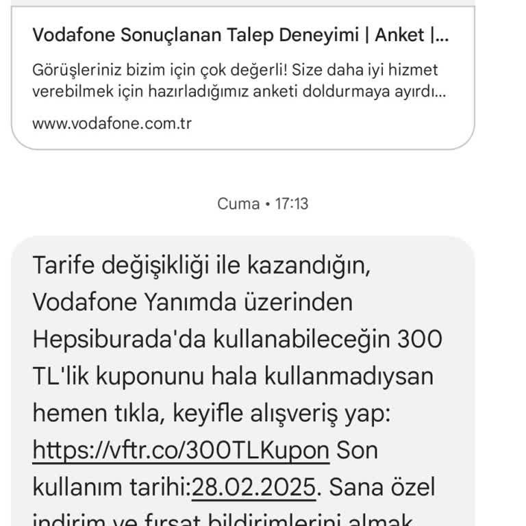 Vodafone'un Yanıltıcı Taahhütleri
