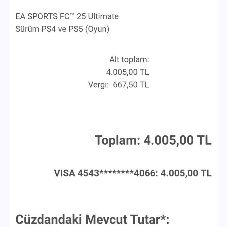 Yanlışlıkla Alınan Oyun İçin Para İadesi Talebi