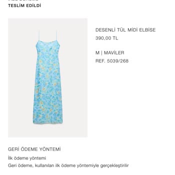 Zara'dan İade Sorunu Ve Stok Sıkıntısı