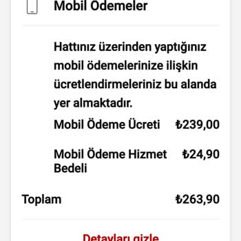 Bilinmeyen Mobil Ödeme Ücreti Şoku