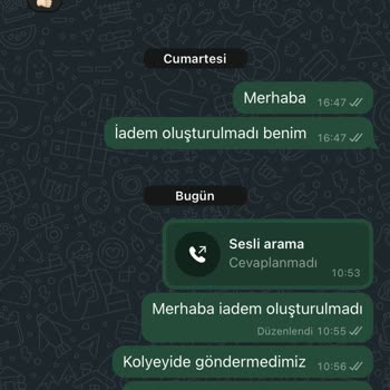 Eksik Gönderilen Ürün Ve Yanıtsız İade Talebi
