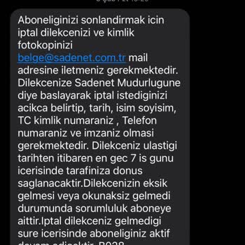 İnternet İptalinde Yaşanan Sorunlar Ve Müşteri Hizmetleri Mağduriyeti