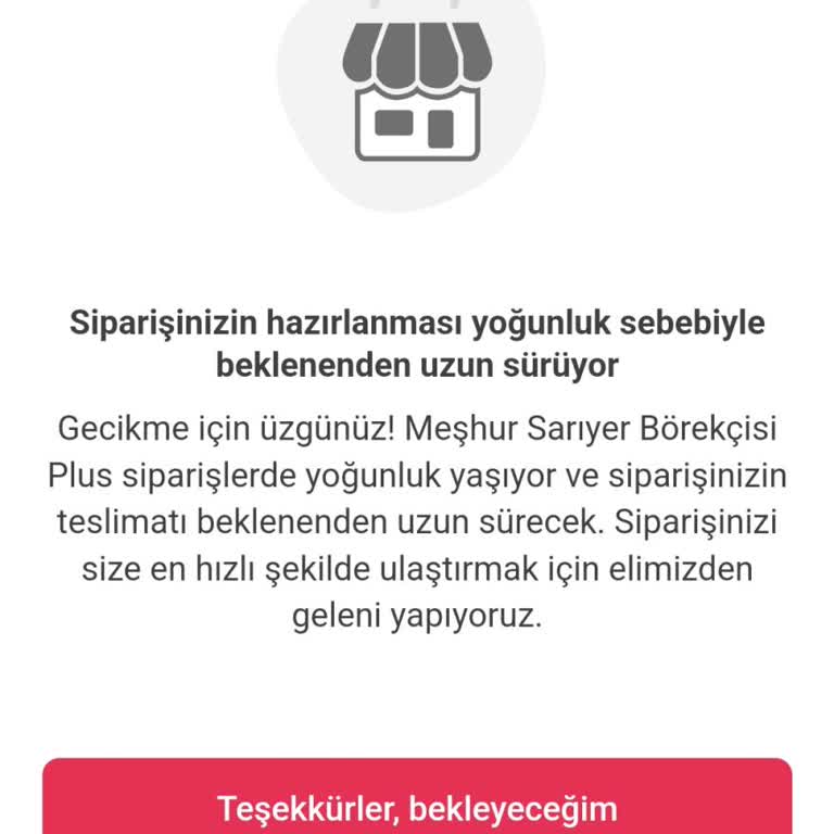 Yemeksepeti'nde İptal Edilemeyen Gecikmiş Sipariş Sorunu