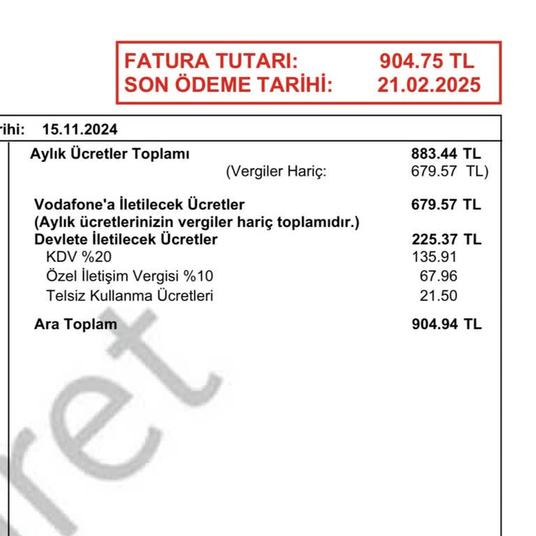 Fatura Şoku Ve Yüksek Cayma Bedeli
