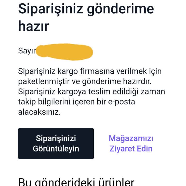 Siparişim Nerede? Mağduriyet Yaşıyorum