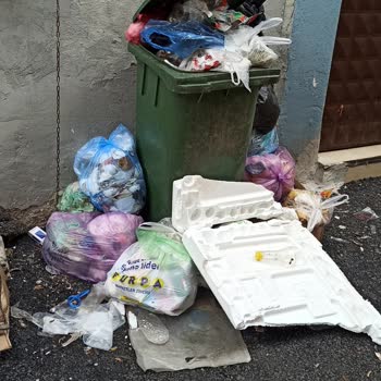 Çöplerin Toplanmaması Mahalleyi Çöplüğe Çevirdi