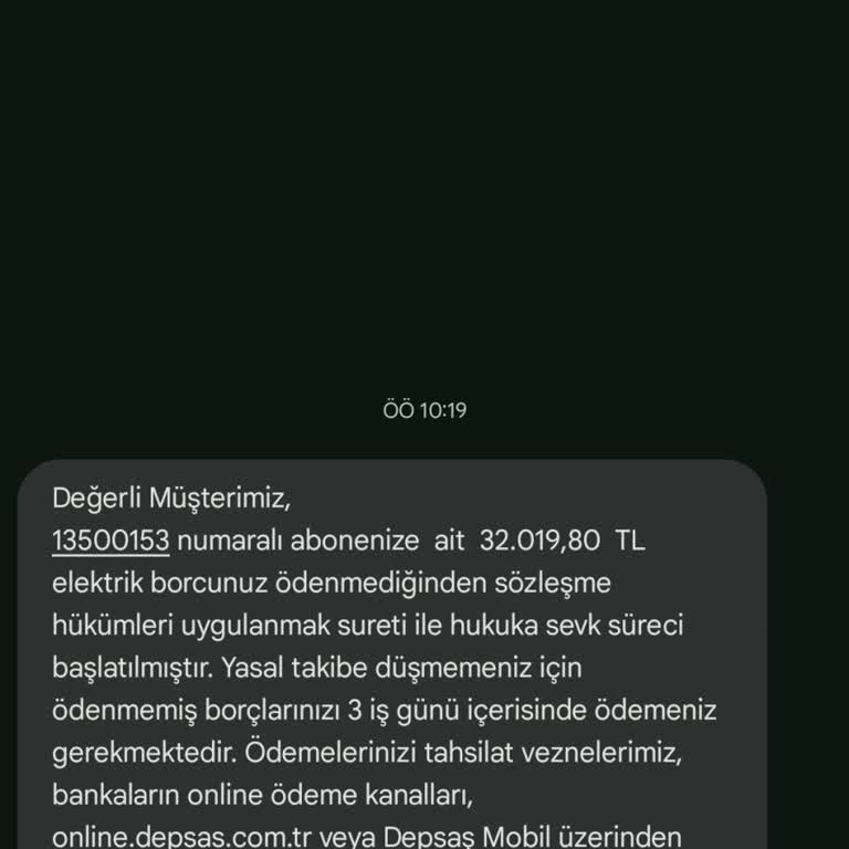 Yanlış Kişiye Gönderilen Borç Mesajları