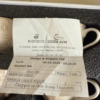 Karaca Mağazasında İade Ve Değişim Sorunu