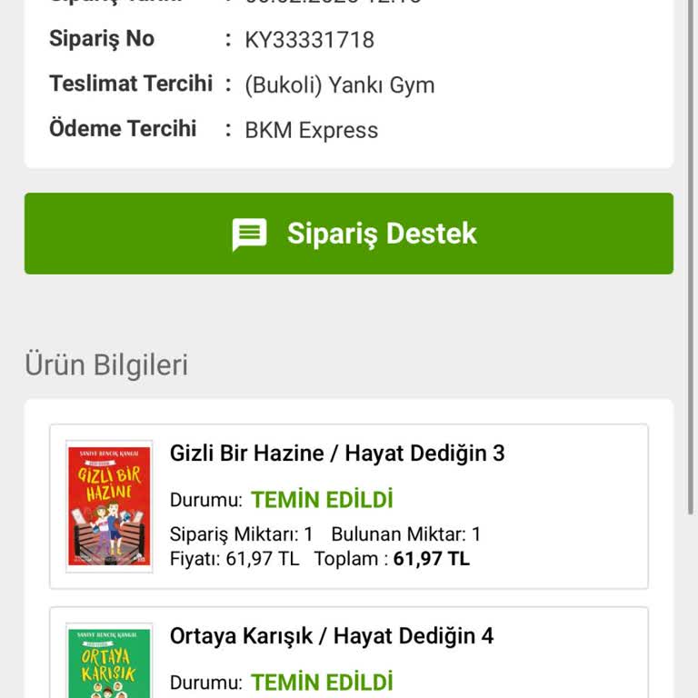 Kargo Süresi Ve Müşteri Hizmetleri Sorunu