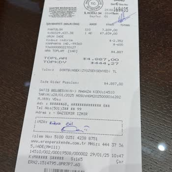 Gant Mağazasında İade Sürecinde Yaşanan Mağduriyet