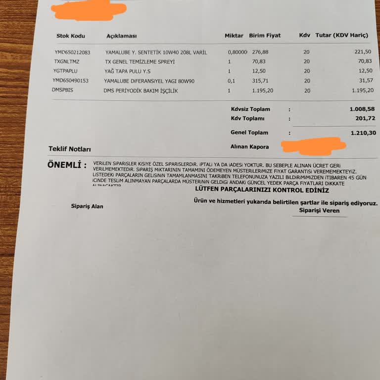 Yüksek Bakım Ücreti Şoku