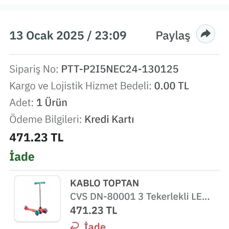 Ücret İadesi Yapılmayan Epttavm Mağduriyeti